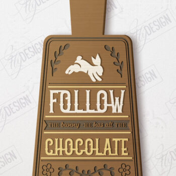 Intra απο ξύλο plywood 3mm-4mm πάχος - Διακοσμητική πασχαλινή σανίδα | Σανίδα κοπής Δίασταση 15x15 cm INTRAFABR-117198283 - Image 1