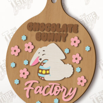 Intra απο ξύλο plywood 3mm-4mm πάχος - Πακέτο διακοσμητικών πασχαλινών σανίδων | CNC Δίασταση 15x15 cm INTRAFABR-117201695 - Image 10