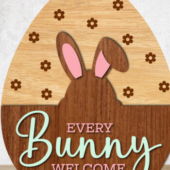 Intra απο ξύλο plywood 3mm-4mm πάχος - Διακοσμητικό πασχαλινό αυγό κοπής με λέιζερ Δίασταση 20x20 cm INTRAFABR-116163309 - Image 4