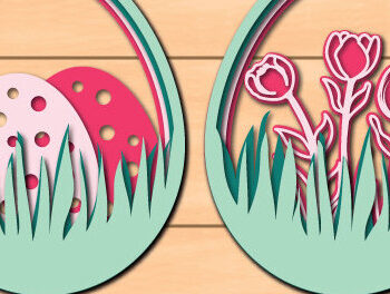 Intra απο ξύλο plywood 3mm-4mm πάχος - Διακοσμητικό Πασχαλινό Αυγό  1514 Δίασταση 15x15 cm INTRAFABR-117848613 - Image 1