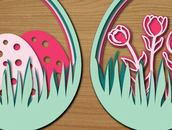 Intra απο ξύλο plywood 3mm-4mm πάχος - Διακοσμητικό Πασχαλινό Αυγό  1514 Δίασταση 15x15 cm INTRAFABR-117848613 - Image 3