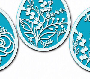 Intra απο ξύλο plywood 3mm-4mm πάχος - Διακοσμητικό Πασχαλινό Αυγό  3 στρώσεων 1438 Δίασταση 15x15 cm INTRAFABR-116067745