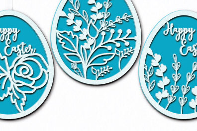 Intra απο ξύλο plywood 3mm-4mm πάχος - Διακοσμητικό Πασχαλινό Αυγό  3 στρώσεων 1438 Δίασταση 15x15 cm INTRAFABR-116067745