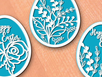 Intra απο ξύλο plywood 3mm-4mm πάχος - Διακοσμητικό Πασχαλινό Αυγό  3 στρώσεων 1438 Δίασταση 15x15 cm INTRAFABR-116067745 - Image 3