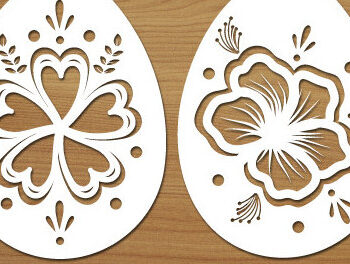 Intra απο ξύλο plywood 3mm-4mm πάχος - Διακοσμητικό Πασχαλινό Πακέτο  1458 Δίασταση 15x15 cm INTRAFABR-116254301 - Image 1