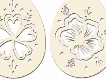 Intra απο ξύλο plywood 3mm-4mm πάχος - Διακοσμητικό Πασχαλινό Πακέτο  1458 Δίασταση 15x15 cm INTRAFABR-116254301 - Image 2