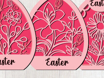 Intra απο ξύλο plywood 3mm-4mm πάχος - Διακοσμητικό Πασχαλινό Αυγό  Cut 3Layer1468 Δίασταση 15x15 cm INTRAFABR-116323086 - Image 1