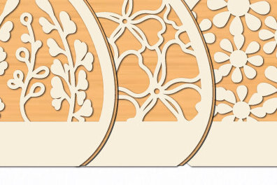 Intra απο ξύλο plywood 3mm-4mm πάχος - Διακοσμητικό Πασχαλινό Αυγό  Cut Layer 1434 Δίασταση 15x15 cm INTRAFABR-116008839