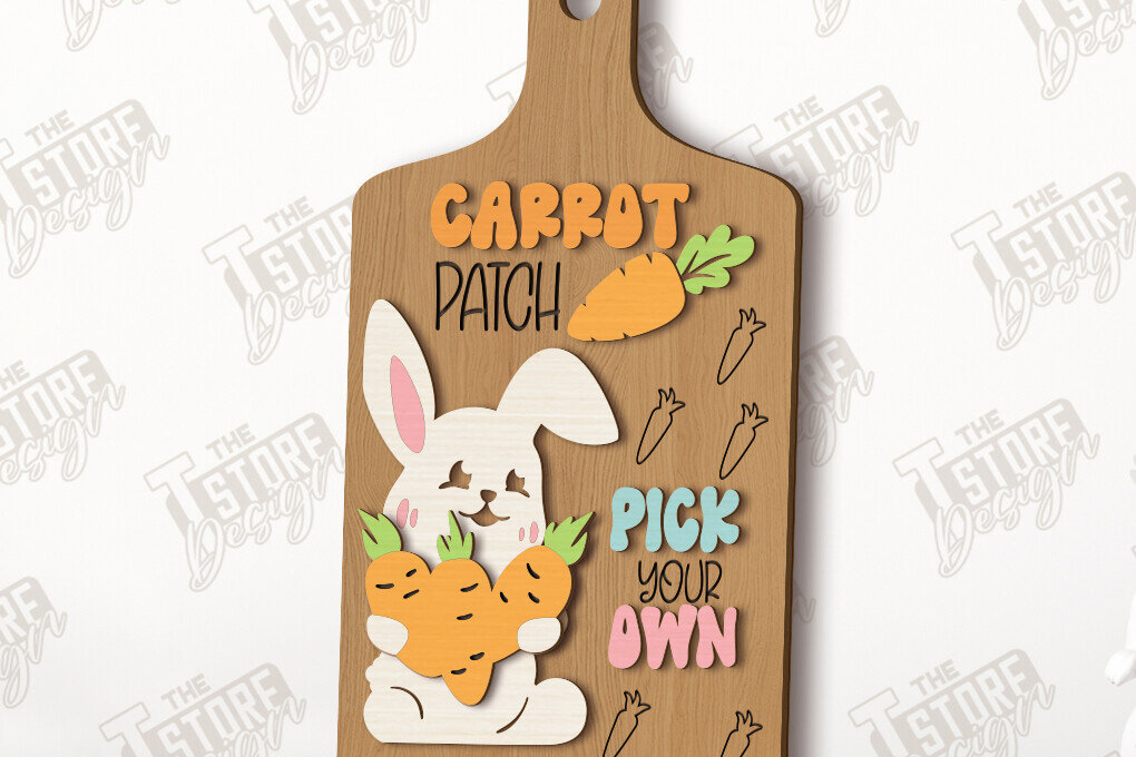 Intra απο ξύλο plywood 3mm-4mm πάχος - Διακοσμητικό Πασχαλινό Mini Cutting Board|CNC Δίασταση 15x15 cm INTRAFABR-117201646