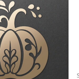 Intra απο ξύλο plywood 3mm-4mm πάχος - Διακοσμητικό φλοράλ κομμένο  κολοκύθας  Δίασταση 30x20 cm INTRAFABR-81425250