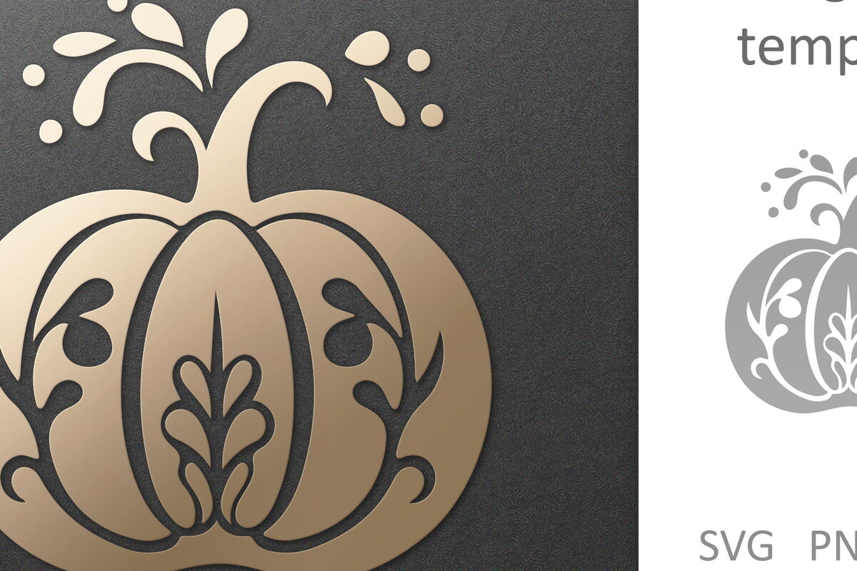 Intra απο ξύλο plywood 3mm-4mm πάχος - Διακοσμητικό φλοράλ κομμένο  κολοκύθας  Δίασταση 30x20 cm INTRAFABR-81425250