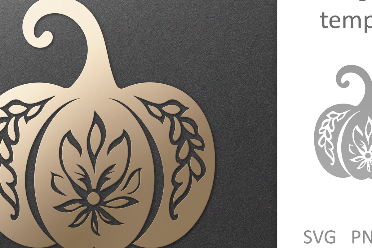 Intra απο ξύλο plywood 3mm-4mm πάχος - Διακοσμητικό φλοράλ κομμένο  κολοκύθας  Δίασταση 30x20 cm INTRAFABR-81425288