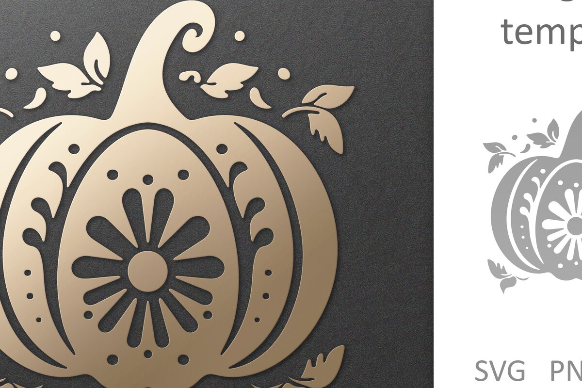 Intra απο ξύλο plywood 3mm-4mm πάχος - Διακοσμητικό φλοράλ κομμένο  κολοκύθας  Δίασταση 30x20 cm INTRAFABR-81426470