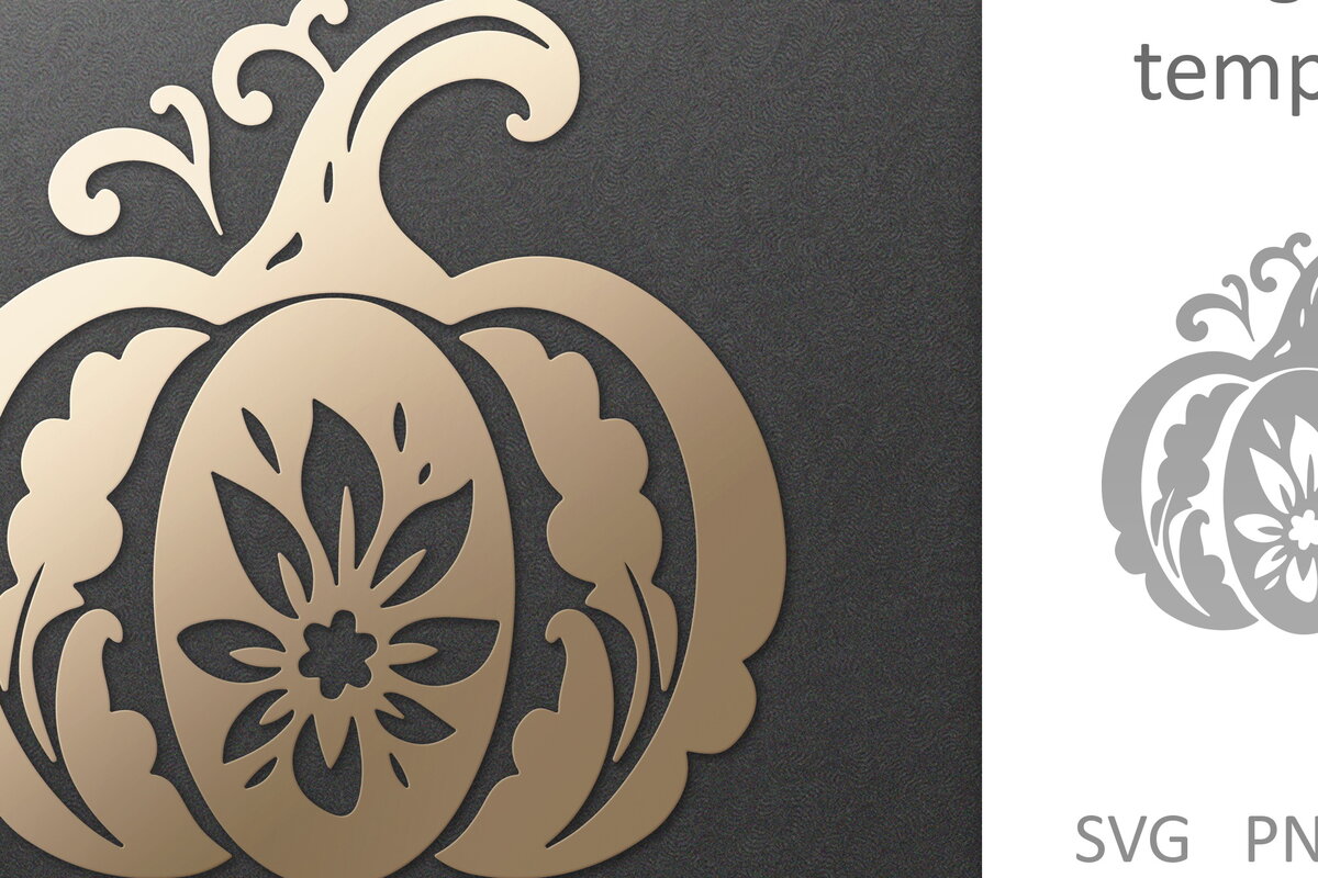 Intra απο ξύλο plywood 3mm-4mm πάχος - Διακοσμητικό φλοράλ κομμένο  κολοκύθας  Δίασταση 30x20 cm INTRAFABR-81426612