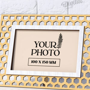 Intra απο ξύλο plywood 3mm-4mm πάχος - Διακοσμητικό πλαίσιο κοπής με λέιζερ Δίασταση 20x25 cm INTRAFABR-123832217