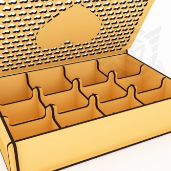 Intra απο ξύλο plywood 3mm-4mm πάχος - Διακοσμητικό κουτί δώρου Αρχεία  Cut Laser Δίασταση 250x175 cm INTRAFABR-119430901 - Image 3