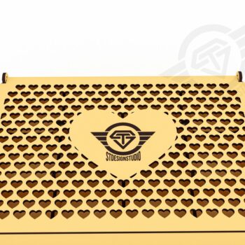 Intra απο ξύλο plywood 3mm-4mm πάχος - Διακοσμητικό κουτί δώρου Αρχεία  Cut Laser Δίασταση 250x175 cm INTRAFABR-119430901 - Image 5