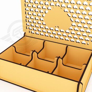 Intra απο ξύλο plywood 3mm-4mm πάχος - Διακοσμητικό κουτί δώρου Αρχεία  Cut Laser Δίασταση 180x120 cm INTRAFABR-119431029 - Image 3