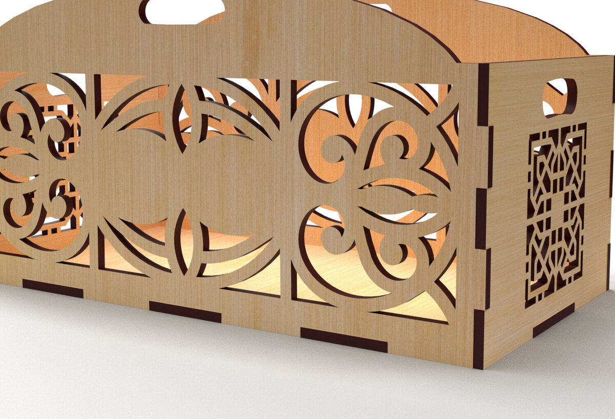 Intra απο ξύλο plywood 3mm-4mm πάχος - Διακοσμητικό κουτί δώρου Δίσκος κοπής με λέιζερ Δίασταση 15x15 cm INTRAFABR-83152472