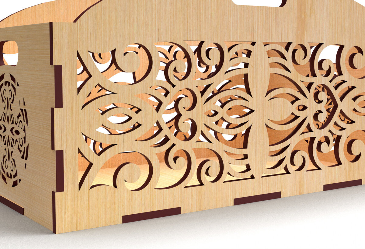 Intra απο ξύλο plywood 3mm-4mm πάχος - Διακοσμητικό κουτί δώρου Δίσκος κοπής με λέιζερ Δίασταση 15x15 cm INTRAFABR-83152312