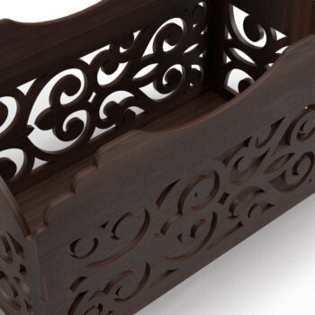 Intra απο ξύλο plywood 3mm-4mm πάχος - Διακοσμητικό κουτί δώρου Ξύλινο κουτί κοπής με λέιζερ Δίασταση 6x6 cm INTRAFABR-81434572 - Image 3