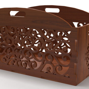 Intra απο ξύλο plywood 3mm-4mm πάχος - Διακοσμητικό κουτί δώρου Ξύλινο κουτί κοπής με λέιζερ Δίασταση 15x15 cm INTRAFABR-83158555 - Image 1