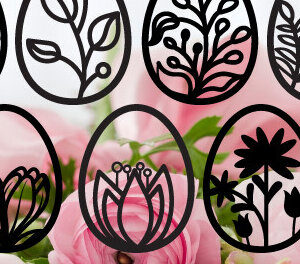 Intra απο ξύλο plywood 3mm-4mm πάχος - Διακοσμητικό Κρεμαστό Πασχαλινό Αυγό  1464 Δίασταση 15x15 cm INTRAFABR-116254926