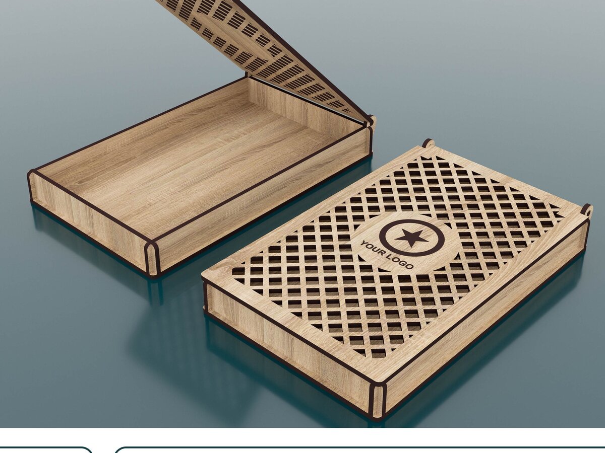 Intra απο ξύλο plywood 3mm-4mm πάχος - Διακοσμητικά κοσμήματα Κουτί δώρου  Αρχεία Δίασταση 202x127 cm INTRAFABR-56024871