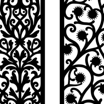 Intra απο ξύλο plywood 3mm-4mm πάχος - Διακοσμητικό Laser Cut Jali και Screen Pan Δίασταση 40x50 cm INTRAFABR-125247436 - Image 5