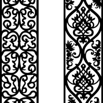 Intra απο ξύλο plywood 3mm-4mm πάχος - Διακοσμητικό Laser Cut Jali και Screen Pan Δίασταση 40x50 cm INTRAFABR-125247588 - Image 5