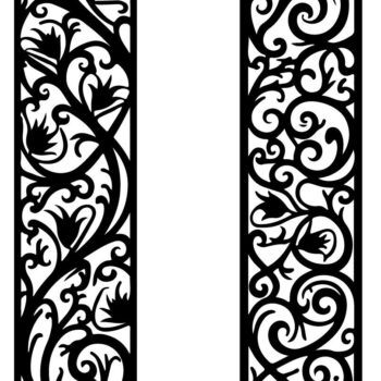 Intra απο ξύλο plywood 3mm-4mm πάχος - Διακοσμητικό Laser Cut Jali και Screen Pan Δίασταση 40x50 cm INTRAFABR-125247586 - Image 6