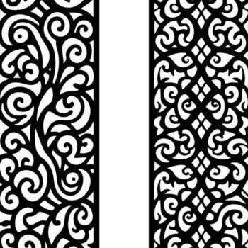 Intra απο ξύλο plywood 3mm-4mm πάχος - Διακοσμητικό Laser Cut Jali και Screen Pan Δίασταση 40x50 cm INTRAFABR-125247586 - Image 7