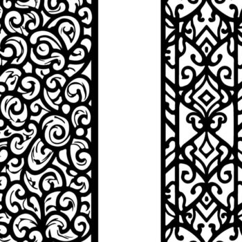 Intra απο ξύλο plywood 3mm-4mm πάχος - Διακοσμητικό Laser Cut Jali και Screen Pan Δίασταση 40x50 cm INTRAFABR-125249403 - Image 5