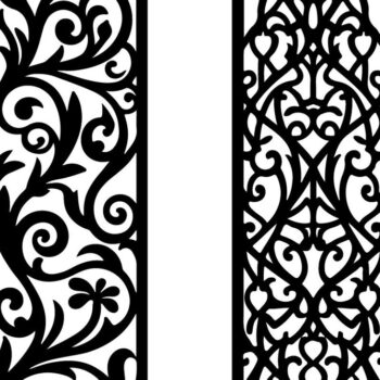 Intra απο ξύλο plywood 3mm-4mm πάχος - Διακοσμητικό Laser Cut Jali και Screen Pan Δίασταση 40x50 cm INTRAFABR-125249552 - Image 2