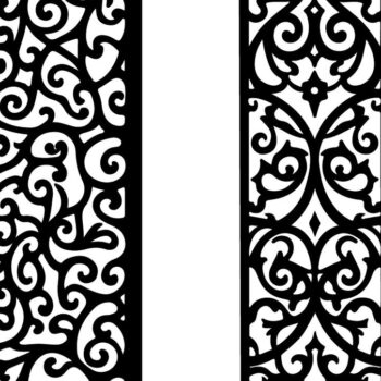 Intra απο ξύλο plywood 3mm-4mm πάχος - Διακοσμητικό Laser Cut Jali και Screen Pan Δίασταση 40x50 cm INTRAFABR-125249552 - Image 3