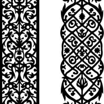 Intra απο ξύλο plywood 3mm-4mm πάχος - Διακοσμητικό Laser Cut Jali και Screen Pan Δίασταση 40x50 cm INTRAFABR-125249972 - Image 3