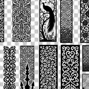 Intra απο ξύλο plywood 3mm-4mm πάχος - Διακοσμητικό Laser Cut Jali και Screen Pan Δίασταση 40x50 cm INTRAFABR-125247298 - Image 2