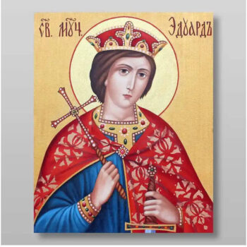 Εικόνα Ορθοδοξίας με περίγραμμα χρυσό σε ξύλο Φλαμουρίας  με  βάση Eduard Martyr, Χειροποίητη Ελληνορθόδοξη , Κρεμαστή πλάκα βυζαντινής τέχνης, χριστιανική τέχνη Διάσταση 10x7 cm (3,9 x 2,8 ίντσες) INTRAEK-71196 - Image 1