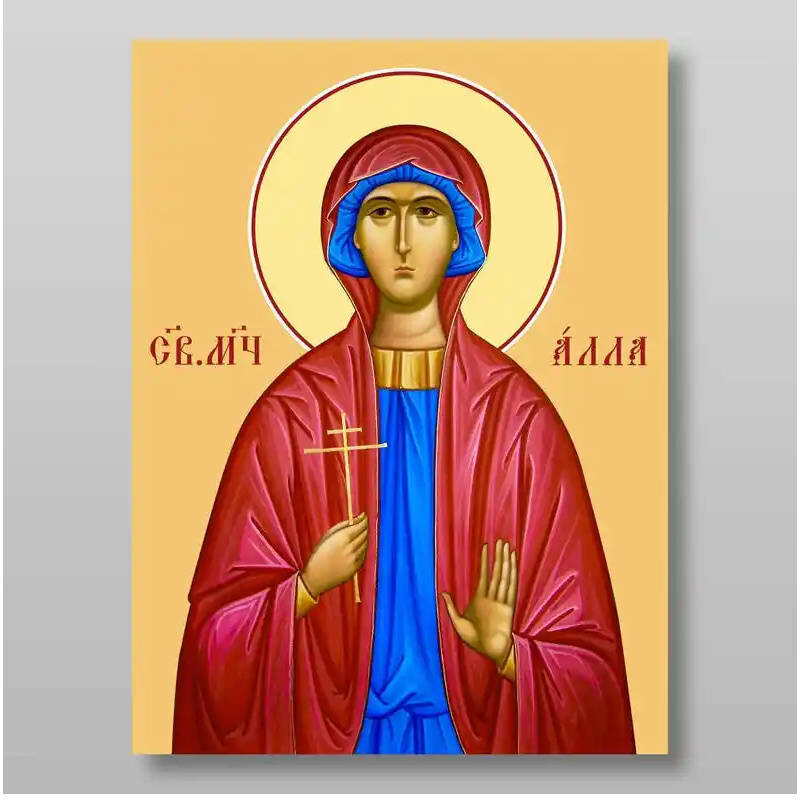 Εικόνα Ορθοδοξίας με περίγραμμα χρυσό σε ξύλο Φλαμουρίας  με  βάση Alla martire, Χειροποίητη Ελληνορθόδοξη , Κρεμαστή πλάκα βυζαντινής τέχνης, χριστιανική τέχνη Διάσταση 10x7 cm (3,9 x 2,8 ίντσες) INTRAEK-71191