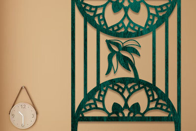 Intra απο ξύλο plywood 3mm-4mm πάχος - Διακοσμητικό πάνελ κοπής με λέιζερ  Δίασταση 20x20 cm INTRAFABR-92545343