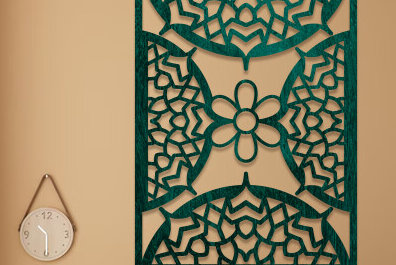 Intra απο ξύλο plywood 3mm-4mm πάχος - Διακοσμητικό πάνελ κοπής με λέιζερ  Δίασταση 20x20 cm INTRAFABR-92545361