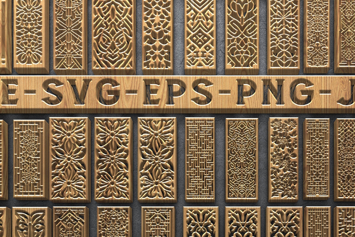 Intra απο ξύλο plywood 3mm-4mm πάχος - Διακοσμητικό Σετ πάνελ κοπής με λέιζερ  Δίασταση 3600x7200 cm INTRAFABR-124680765