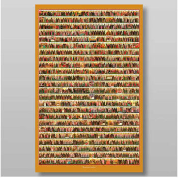 Εικόνα Ορθοδοξίας με περίγραμμα χρυσό σε ξύλο Φλαμουρίας με βάση Άγιοι Πάντων, Χειροποίητη Ελληνορθόδοξη , Κρεμαστή πλάκα βυζαντινής τέχνης, χριστιανική τέχνη Διάσταση 15x11 cm (5,9 x 4,3 ίντσες) INTRAEK-2774 - Image 1