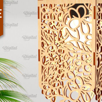 Intra απο ξύλο plywood 3mm-4mm πάχος - Διακοσμητική ελαφριά . Ξύλινο Φωτιστικό Δίασταση 30x20 cm INTRAFABR-103468421 - Image 1