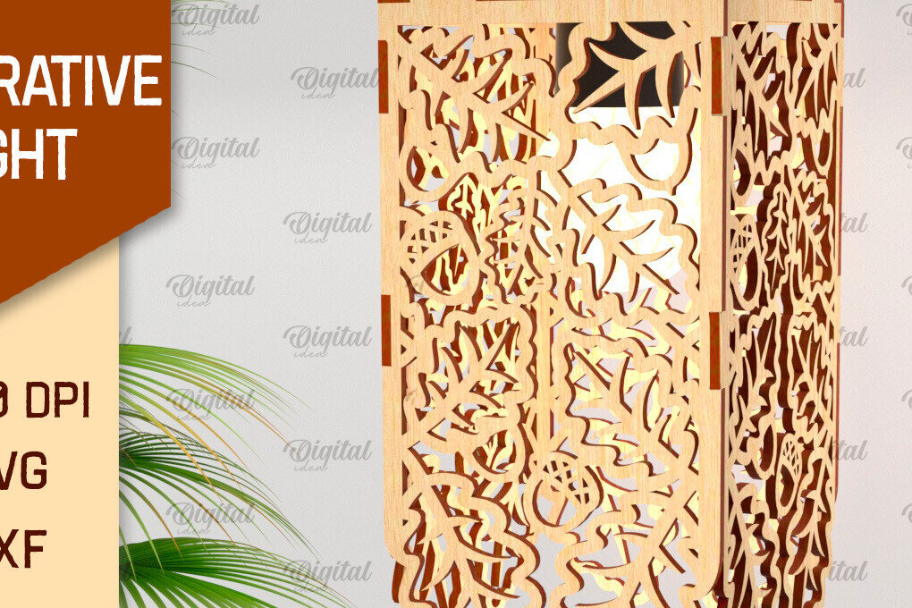 Intra απο ξύλο plywood 3mm-4mm πάχος - Διακοσμητική ελαφριά . Ξύλινο Φωτιστικό Δίασταση 30x20 cm INTRAFABR-103468655