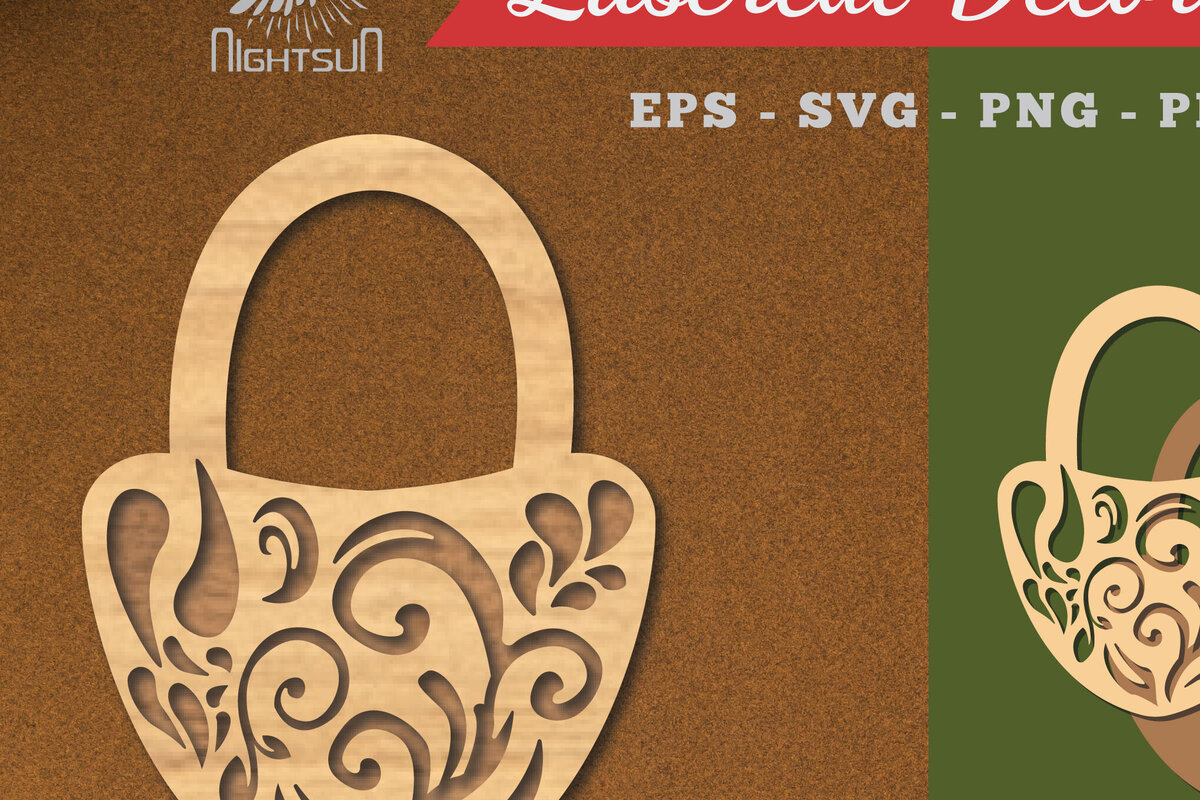 Intra απο ξύλο plywood 3mm-4mm πάχος - Διακοσμητική Κλειδαριά Διακόσμηση κοπής με λέιζερ 3 Δίασταση 20x20 cm INTRAFABR-116922877