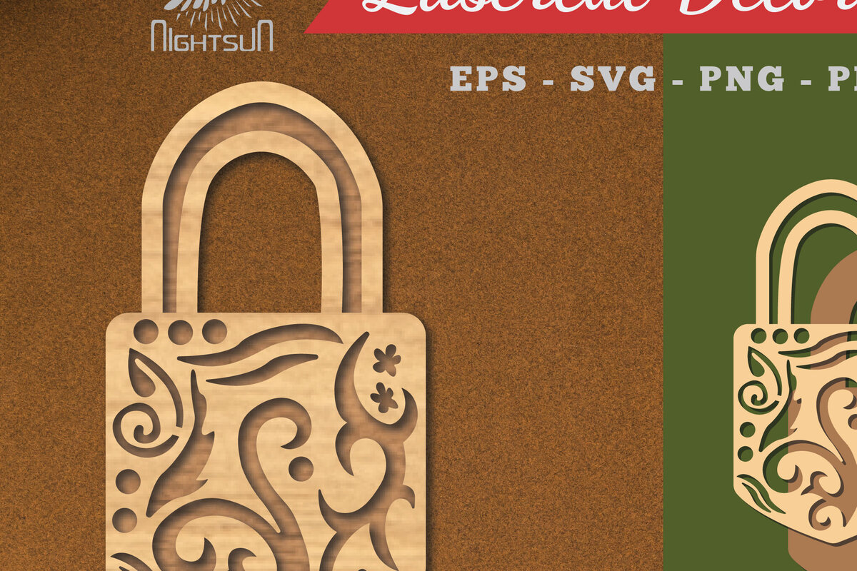 Intra απο ξύλο plywood 3mm-4mm πάχος - Διακοσμητική Κλειδαριά με  4 Δίασταση 20x20 cm INTRAFABR-116922932