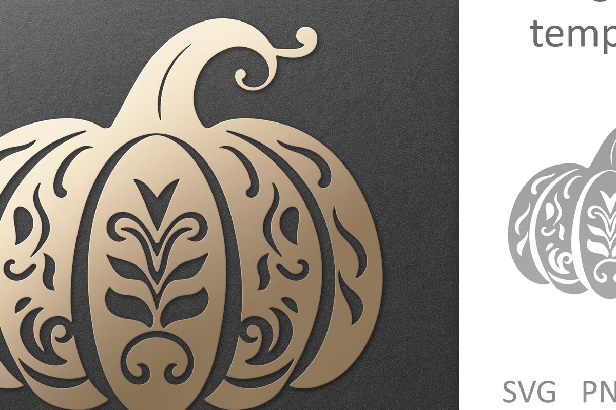 Intra απο ξύλο plywood 3mm-4mm πάχος - Διακοσμητικό κομμένο  Mandala Pumpkin  Δίασταση 30x30 cm INTRAFABR-81426424