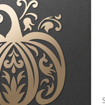 Intra απο ξύλο plywood 3mm-4mm πάχος - Διακοσμητικό κομμένο  Mandala Pumpkin  Δίασταση 30x30 cm INTRAFABR-81426761 - Image 1