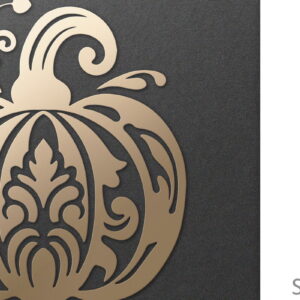 Intra απο ξύλο plywood 3mm-4mm πάχος - Διακοσμητικό κομμένο  Mandala Pumpkin  Δίασταση 30x30 cm INTRAFABR-81426365